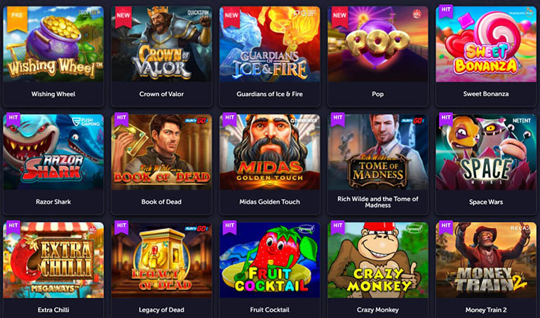 Великий вибір ігрових автоматів