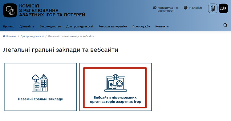 Перевірка ліцензованих гральних майданчиків в Україні